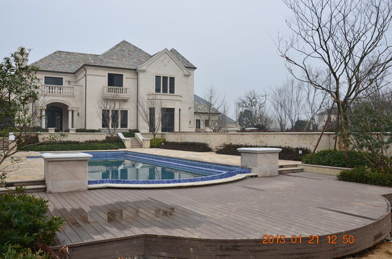 Pavimento composito cavo piscina giardino pavimento composito 140x23mm