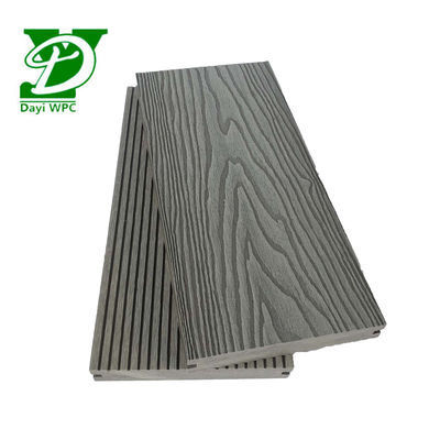 Moderno Design Profundamente Rebocado Composite Decking Impermeabilização Durável