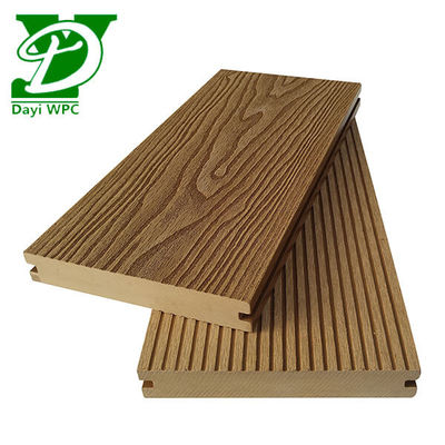 140x23mm Materiale di ponte impermeabile Legno Plastico composito Decking Capacità durevole
