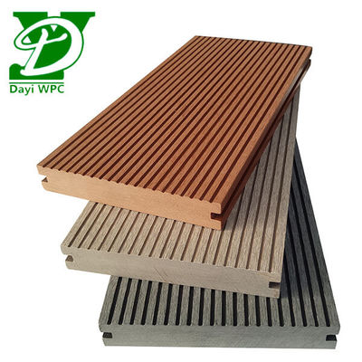आधुनिक जलरोधक लकड़ी अनाज मिश्रित डेकिंग