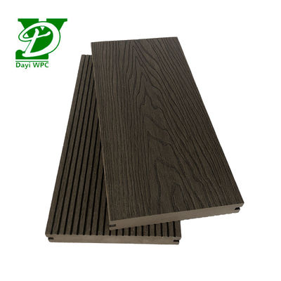Gaya Modern Papan Komposit Plastik Kayu Padat Eropa 140x23mm