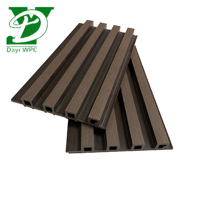 Revestimento de tecido de plástico de 219x26 mm Eco Slat para paredes externas modernas