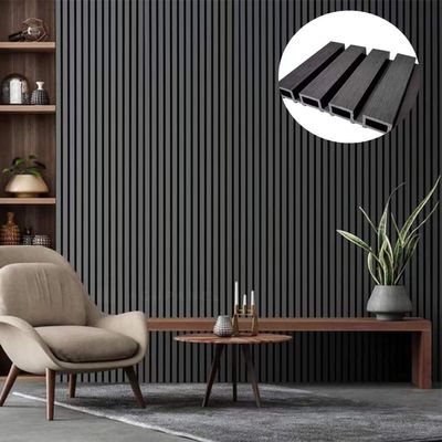 Revestimento de tecido de plástico de 219x26 mm Eco Slat para paredes externas modernas