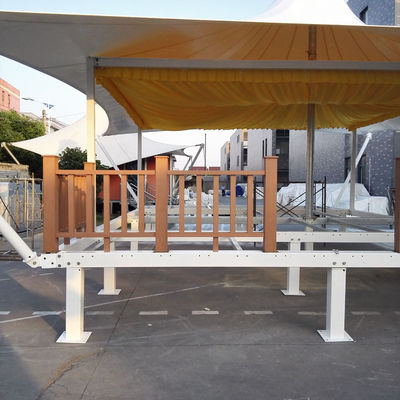 आसान असेंबली कस्टम लोगो डब्ल्यूपीसी कम्पोजिट बाड़ लगाना Trellis जाल