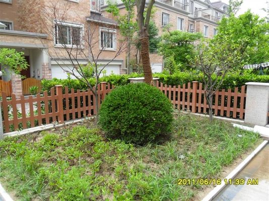 야외 WPC 복합 울타리 정원 / 야드용 사용자 지정 디자인 색상