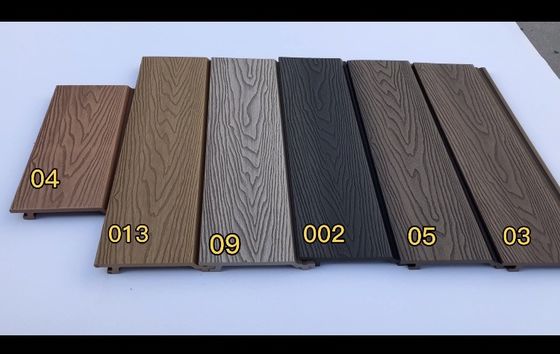 156*21mm Wpc แผนผนังภายนอก สะดวกต่อสิ่งแวดล้อม