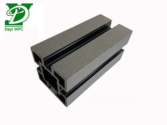 الحديقة الرملية WPC السور المركب القلب المجوف النمط الأوروبي