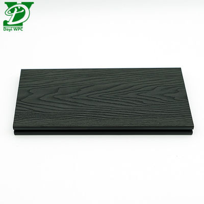 3D Deep Embossed Hollow WPC Decking Outdoor 140mx23mmx2900mm Tamanho
