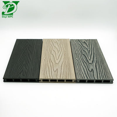 Waterproof Outdoor Leisure Flooring Durable 3D WPC Decking