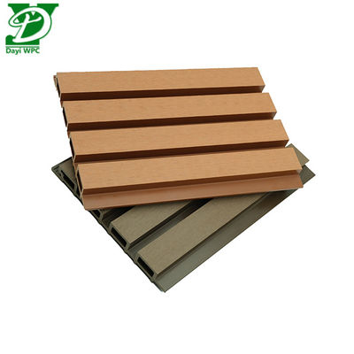 Eco-friendly Waterproof Trough Surface WPC External Wall Cladding