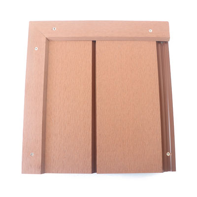 Revestimento WPC de alta durabilidade para revestimento de parede exterior moderno, estilo de design mostrado