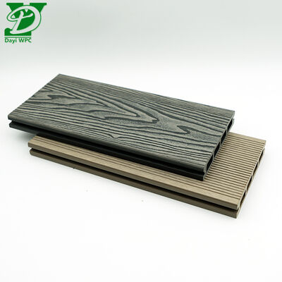 Fashion UV-Resistant Outdoor Leisure Floor Durable 3D WPC Decking