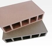 Waterproof Heavy Duty 150x36mm Solid Composite Decking Board Commercial Walkway