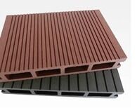 Waterproof Brushed 150x25mm Solid Composite Decking Board Balcony Floor