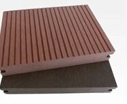 Waterproof Brushed 140x23mm Solid Composite Decking Board Outdoor Garden Path