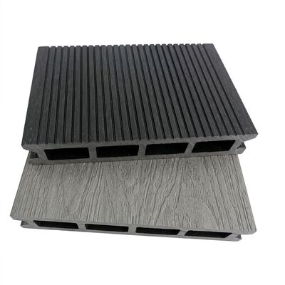Waterproof Deep Grain 150x25mm Solid Composite Decking Board Patio Path