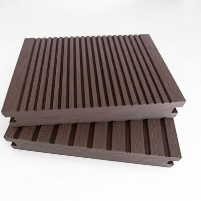 Waterproof Anti-Slip Wood Grain 150x25mm Composite Decking Board Outdoor Patio