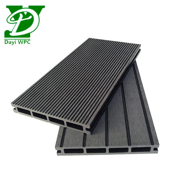 Anti-slip Modern Decking Boards WPC Decking Boards con nucleo cavo