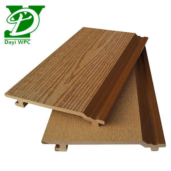 156*21mm Lapisan WPC tahan lama untuk dekorasi luar ruangan