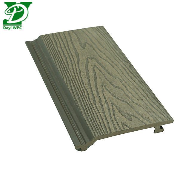 Атмосферостойкая древесно-полимерная композитная террасная доска для наружной облицовки стен зданий