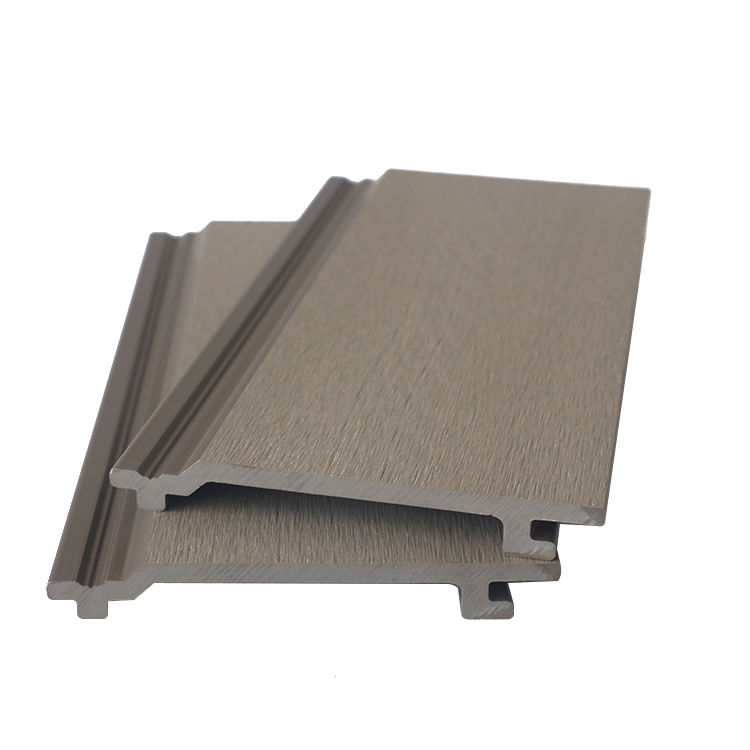 ปรับสภาพอากาศ WPC Wall Cladding พานที่ปกคลุมผนังที่เป็นมิตรต่อสิ่งแวดล้อม