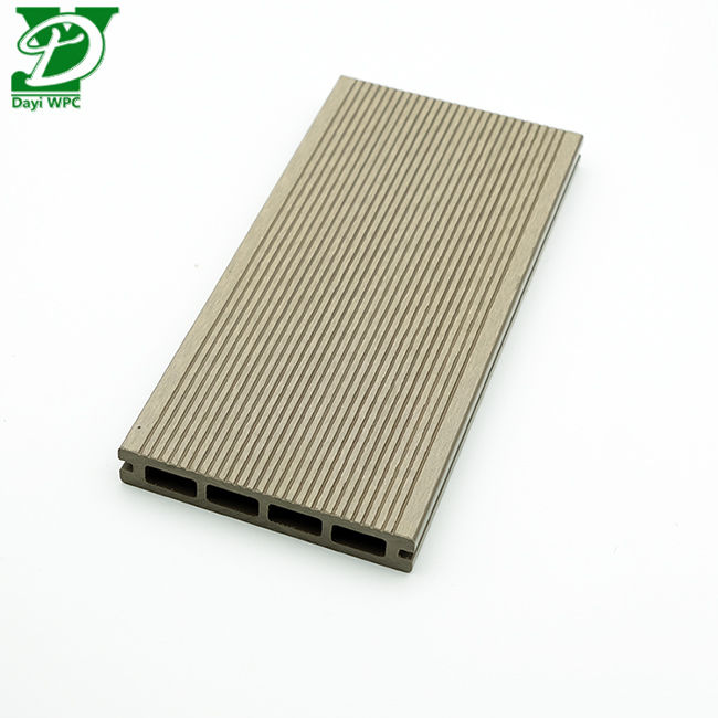 Decking WPC com núcleo oco WPC 3D em relevo profundo