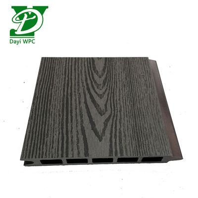 European Style WPC Composite Fencing Hollow And Two Flat Sides For Yard Or Garden Customizable Colour Options